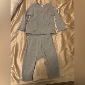 Old Navy Kids Gray Ribbed Set